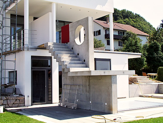 Escaliers d'entrée